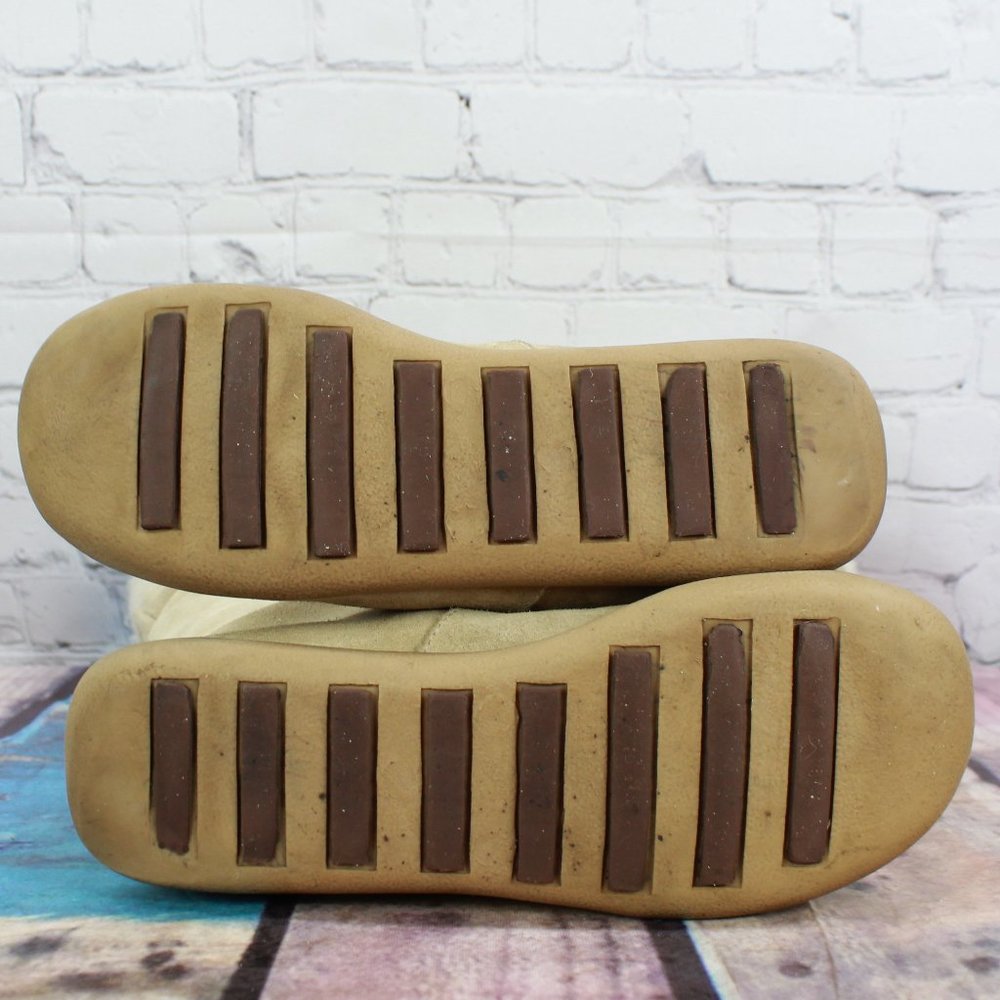 Women's Adelaide Tan Suede Faux Fur Pull On Tall Winter Boots Size 5.5 M - Picture 12 of 12